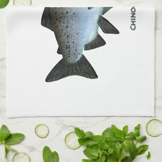 Chinook - King Salmon Theedoek (Gevouwen)