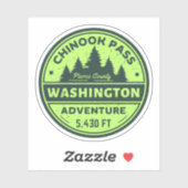 Chinook Pass Wandelen Californië Trials Sticker (Vel)