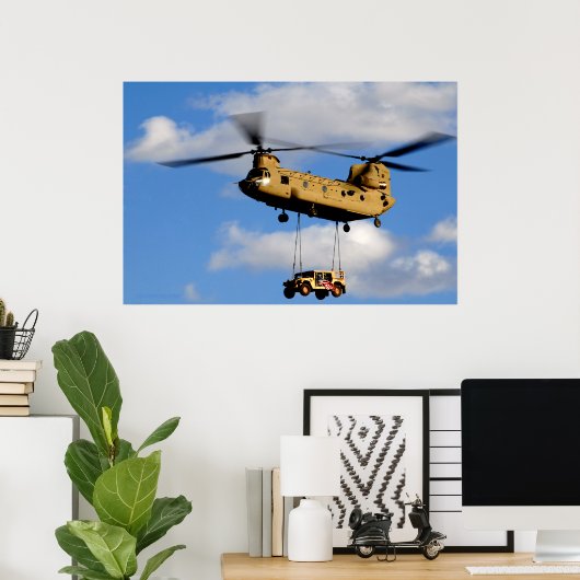 Chinook Poster (Thuiskantoor)