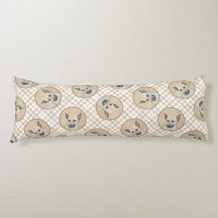 Chinook Puppy Pointed Ears Schilderen Pet Dog Art Lichaamskussen