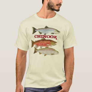 Chinook Salmon Apparel T-shirt