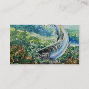 Chinook Salmon-Visitekaartje Visitekaartje