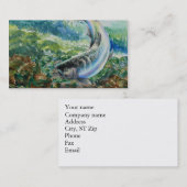 Chinook Salmon-Visitekaartje Visitekaartje (Voorkant / Achterkant)