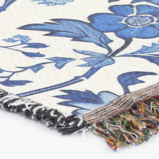 Chinoserie Bloemen print all-season worp deken