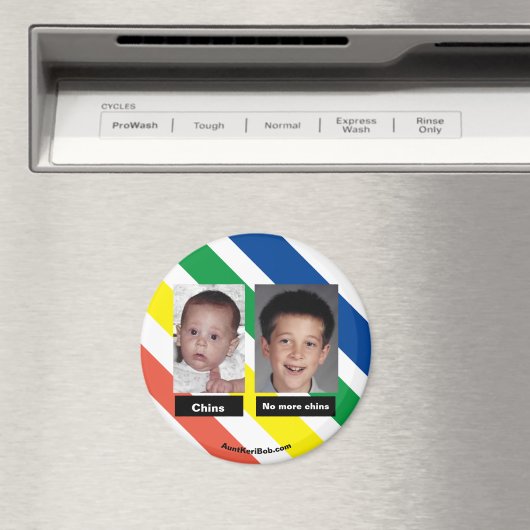 Chins Chase Refrigerator Magnet (Insitu (Vaatwasser))