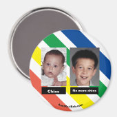 Chins Chase Refrigerator Magnet (Voorkant / Achterkant)