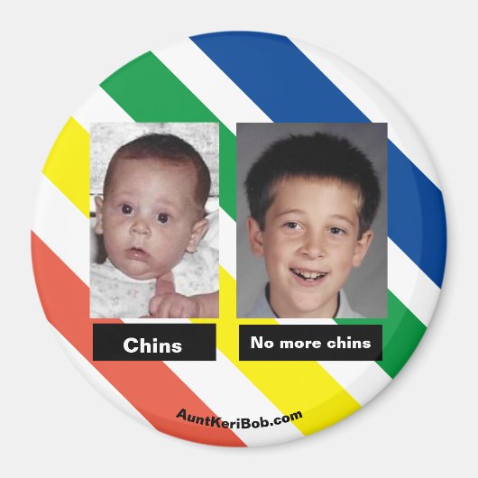 Chins Chase Refrigerator Magnet (Voorkant)