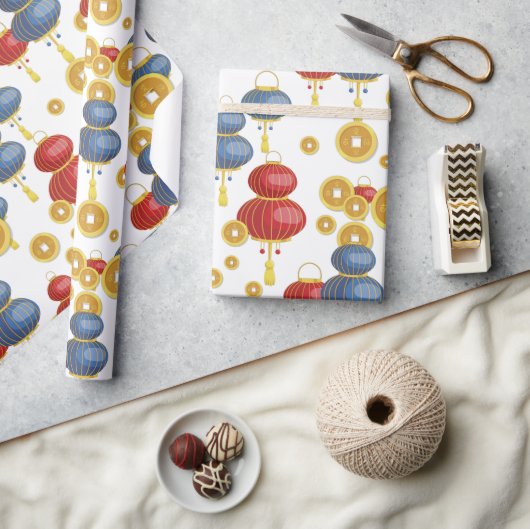 Chinses Happy Nieuwjaar Cadeaupapier (Crafts)