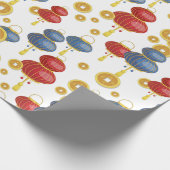 Chinses Happy Nieuwjaar Cadeaupapier (Hoek)