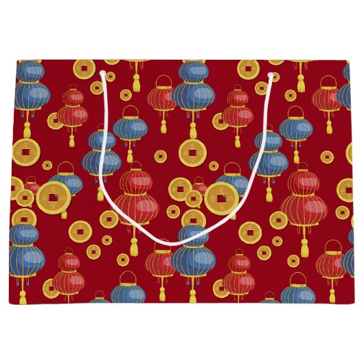 Chinses Happy Nieuwjaar Groot Cadeauzakje (Voorkant)