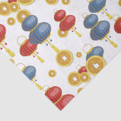 Chinses Happy Nieuwjaar Tissuepapier (Detail)