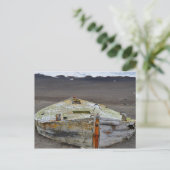 Chinstrap Penguin Permanent op Boat Briefkaart (Staand voorkant)