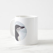 Chinstrap Penguin Portrait Koffiemok (Voorkant links)
