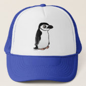Chinstrap Penguin Trucker Pet (Voorkant)