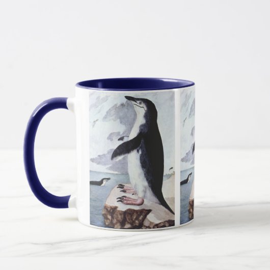Chinstrap Penguin, vogels uit Antarctica Mok (Links)