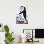 Chinstrap Penguin, vogels uit Antarctica Poster (Thuiskantoor)