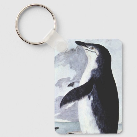  Chinstrap Penguin, vogels uit Antarctica Sleutelhanger (Voorkant)