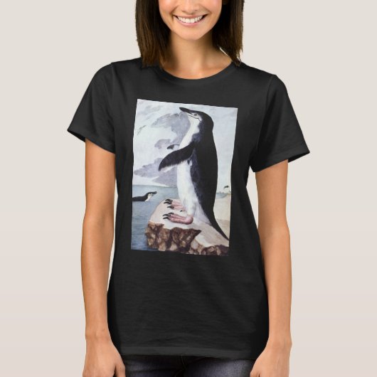 Chinstrap Penguin, vogels uit Antarctica T-shirt (Voorkant)