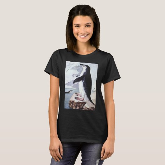Chinstrap Penguin, vogels uit Antarctica T-shirt (Voorkant volledig)