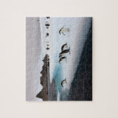 Chinstrap Penguins Legpuzzel (Verticaal)