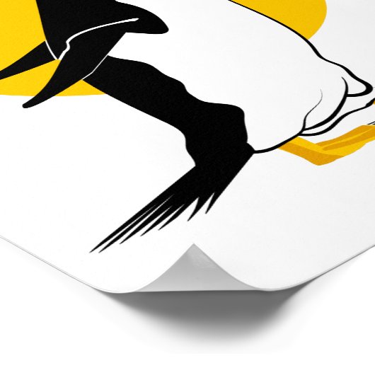 Chinstrap pinguïn poster (Hoek)