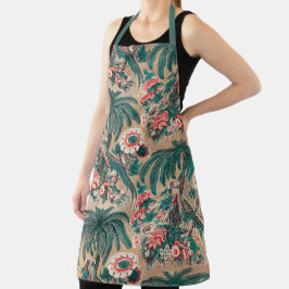  Chintz bloementropisch patroon Schort