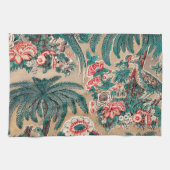  Chintz bloementropisch patroon Theedoek (Horizontaal)