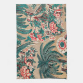  Chintz bloementropisch patroon Theedoek (Verticaal)