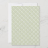Chintz Bloemige Trouwmenu Kaart (Achterkant)