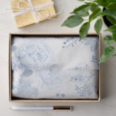 Chintz Chinoiserie Light Blue Decoupage papier. Tissuepapier (Geschenk)