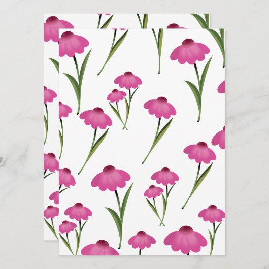 Chintz Flowers mappatroon. (Voorkant / Achterkant)