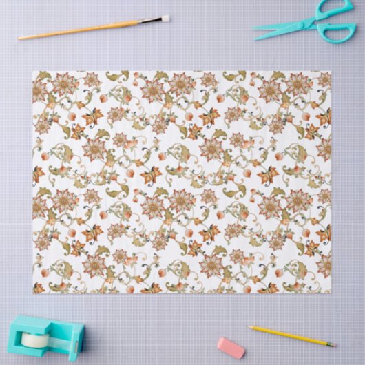  Chintz Jacobean Wallpaper Design Tissue Tissuepapier (Craft)