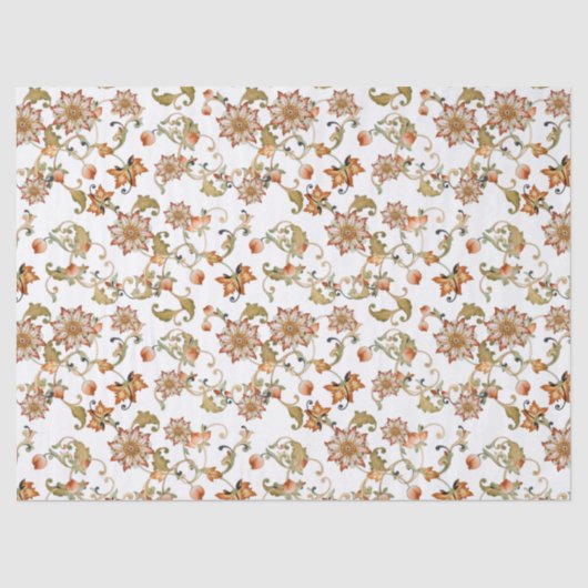 Chintz Jacobean Wallpaper Design Tissue Tissuepapier (Voorkant)