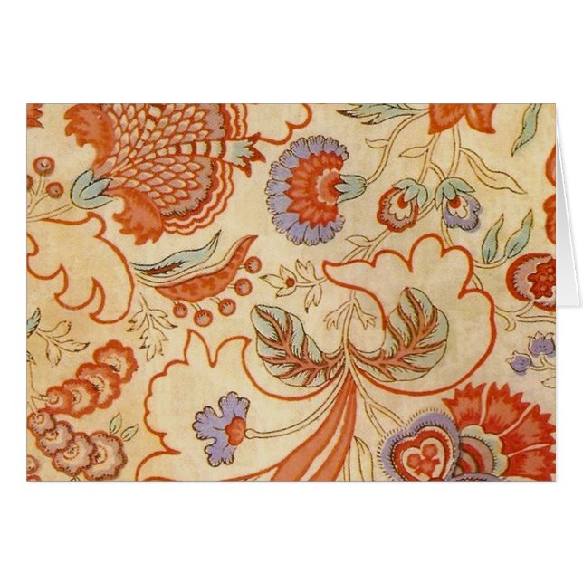 Chintz Paisley Antiek Floral Pattern (Voorkant Horizontaal)