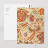 Chintz Paisley Antiek Floral Pattern Briefkaart (Voorkant / Achterkant)