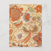 Chintz Paisley Antiek Floral Pattern Briefkaart (Voorkant)