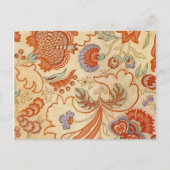 Chintz Paisley Antiek Floral Pattern Briefkaart (Voorkant)