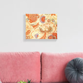Chintz Paisley Antiek Floral Pattern Canvas Afdruk (Insitu (Woonkamer))