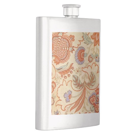 Chintz Paisley Antiek Floral Pattern Heupfles (Rechts)