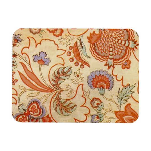 Chintz Paisley Antiek Floral Pattern Magneet (Horizontaal)