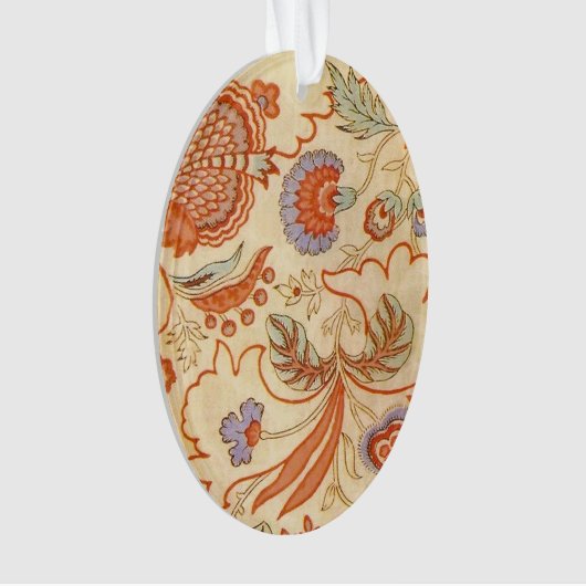 Chintz Paisley Antiek Floral Pattern Ornament (voorkant)