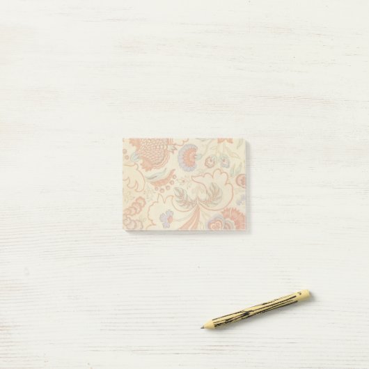 Chintz Paisley Antiek Floral Pattern Post-it® Notes (Op bureau)
