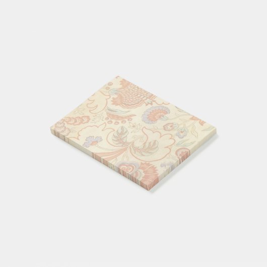 Chintz Paisley Antiek Floral Pattern Post-it® Notes (Schuin)