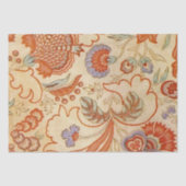 Chintz Paisley Antiek Floral Pattern Tissuepapier (Voorkant)