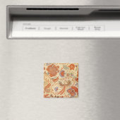Chintz Paisley Antieke Bloemmotief Magneet (Insitu (Vaatwasser))