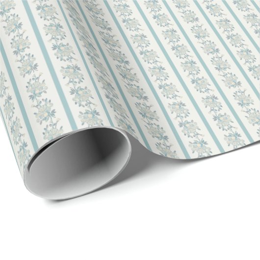 Chintz (Pale Mint) Wrapping Paper Cadeaupapier (Rol Hoek)