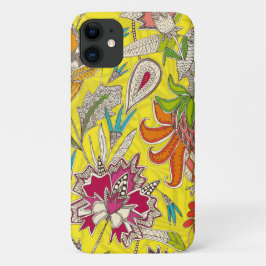 chintz pop geel Case-Mate iPhone case