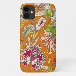 chintz pop oranje Case-Mate iPhone case