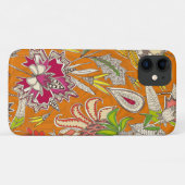 chintz pop oranje Case-Mate iPhone case (Achterkant (horizontaal))