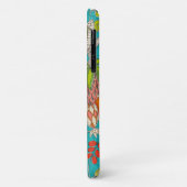 chintz pop turquoise Case-Mate iPhone case (Achterkant/links)